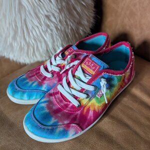 Bobs from Skechers Tie Dye Memory Foam Casual Sneakers Women's Size 8